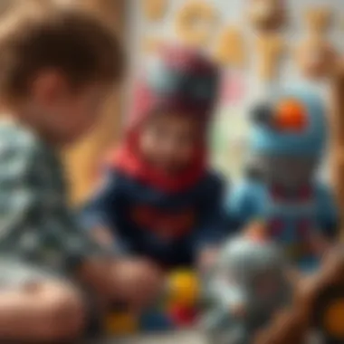 Imaginative Play in Early Learning Children engaging in imaginative play with costumes