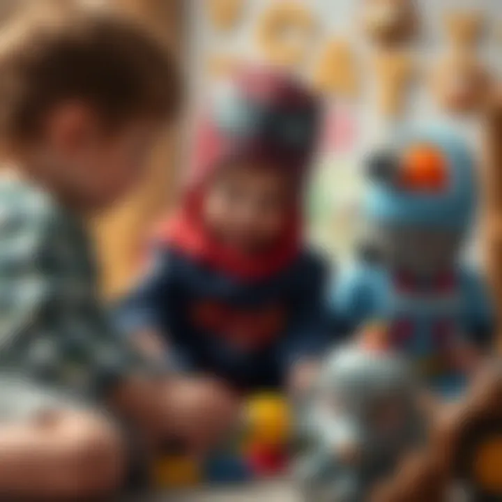 Imaginative Play in Early Learning Children engaging in imaginative play with costumes