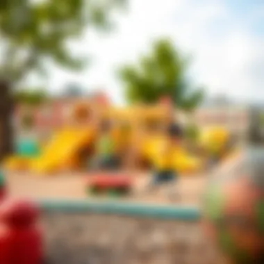 Encouraging Physical Activity in Early Childhood Outdoor play area encouraging physical activity