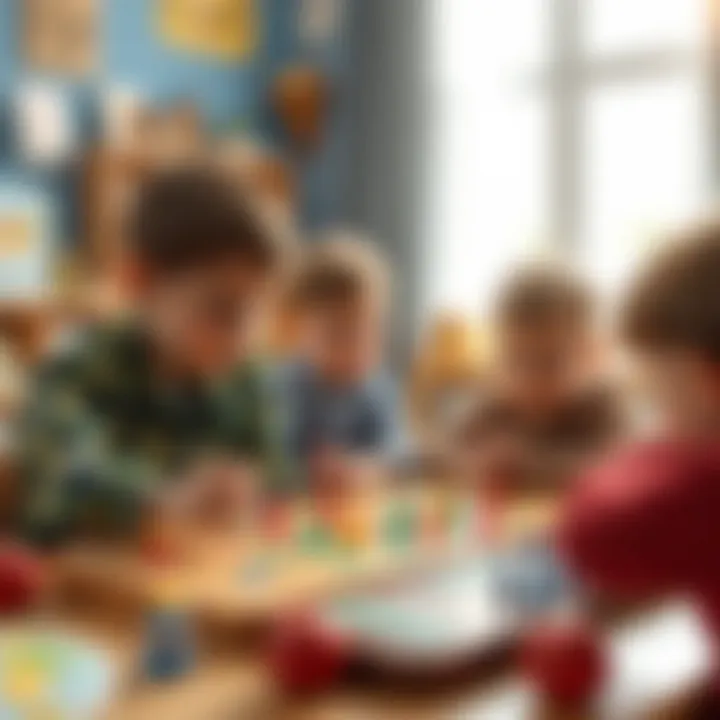 Educational Board Games for Kids Children learning while playing a strategy board game