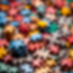 A collection of intriguingly intricate puzzle pieces