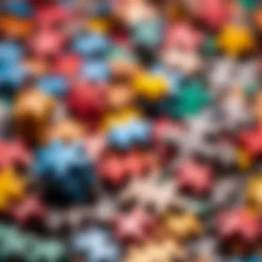 A collection of intriguingly intricate puzzle pieces