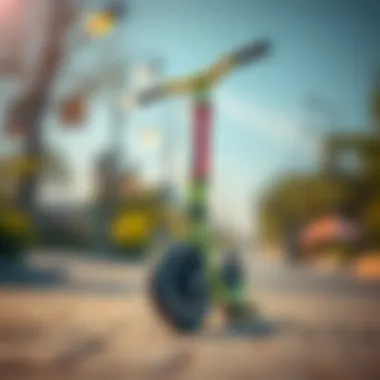 BMX scooter showcasing eco-friendly materials and sustainability practices