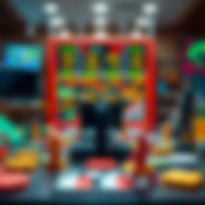 Educational Insights from the Board Game An educational setup showcasing the benefits of the stock market board game