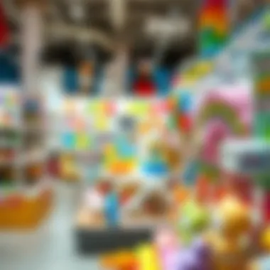Exploring the Variety at Bursa's Baby Stores Vibrant display of baby products in a store