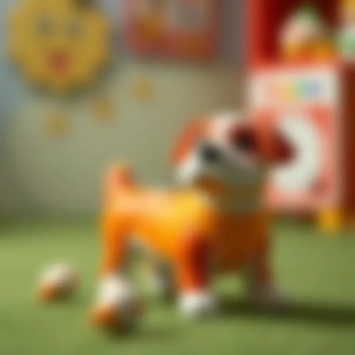 Interactive play with Gogo toy dog