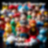 A collage of iconic cartoon characters showcasing their unique names and traits.