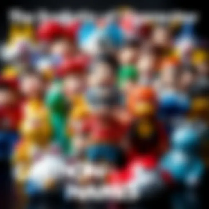 The Evolution of Cartoon Character Names A collage of iconic cartoon characters showcasing their unique names and traits.