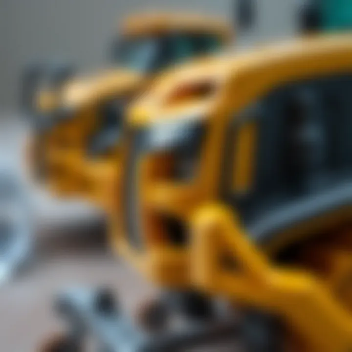 Innovative Design of Caterpillar Cars Close-up of caterpillar car features and design