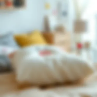 The Comfort of a Child Pillow A soft and cuddly child pillow on a cozy bed