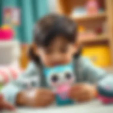 Engaging Playtime with LOL Surprise Pets Child playing with LOL Surprise Pets