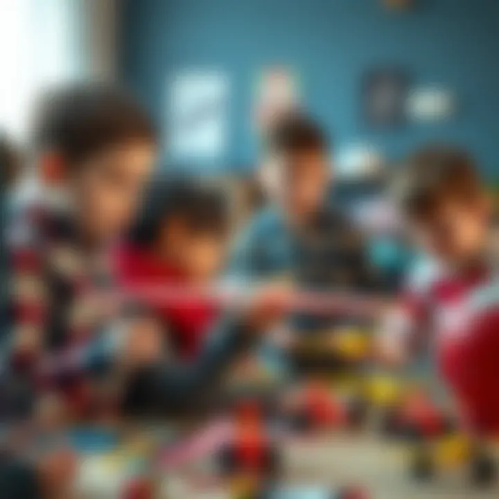 An educational workshop where children learn to build their own flying toys.