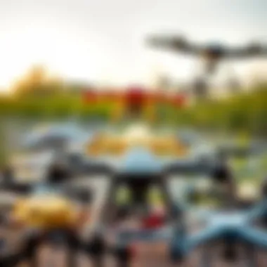 Different types of drones suitable for children.