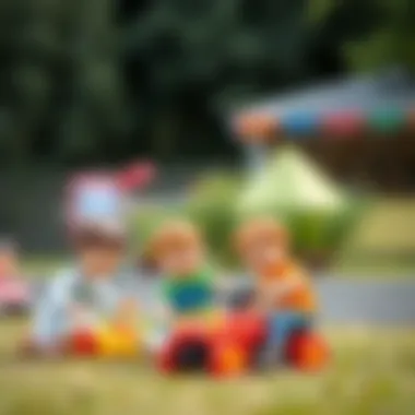 Outdoor Play and Social Skills Development Group of children engaging in outdoor activities