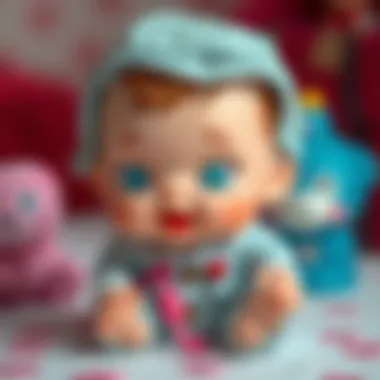 Detailed design variations of Cry Baby toys