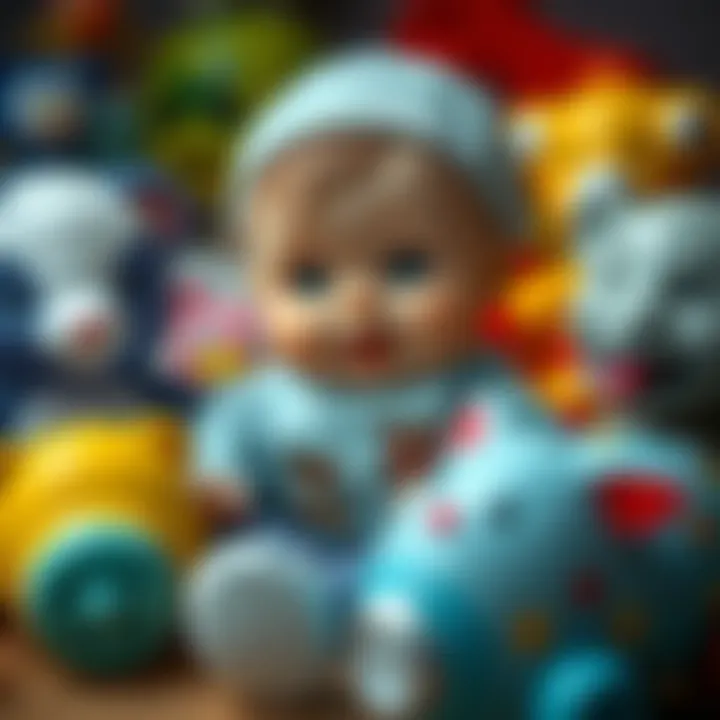 Variety of Cry Baby toys showcasing unique features