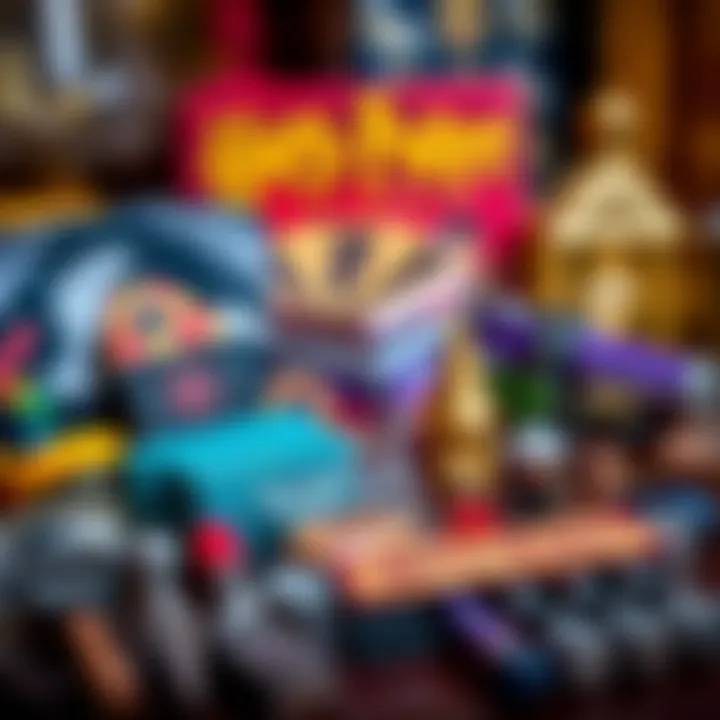 Delightful Assortment Delightful assortment of items from a Harry Potter surprise box