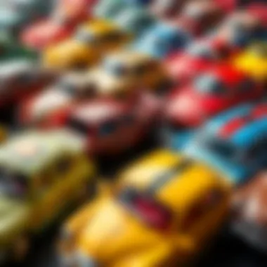 Diverse Designs of Ebebek Cars A variety of ebebek cars showcasing different designs and colors