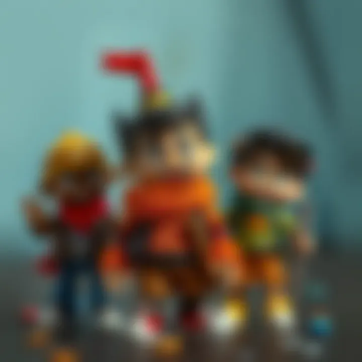 Beloved cartoon figure promoting friendship and teamwork