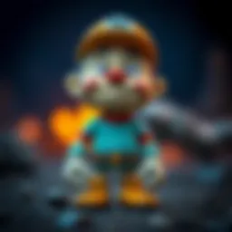 Iconic cartoon character known for imaginative adventures