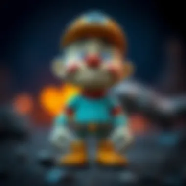 Iconic cartoon character known for imaginative adventures