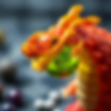 Close-up of Dragon Marble design and features