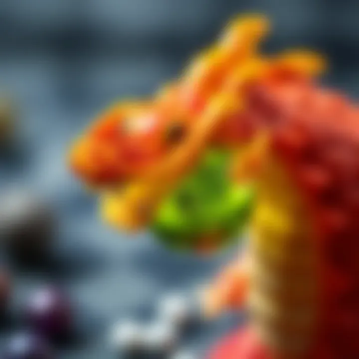 Close-up of Dragon Marble design and features