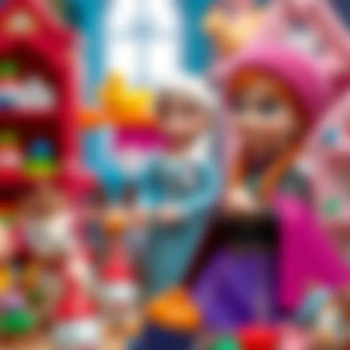 Educational Toys Featuring Elsa and Anna An array of Elsa and Anna themed educational toys