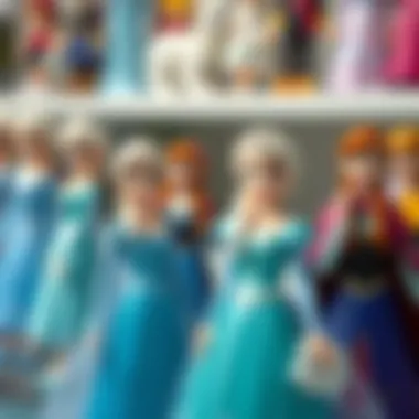 Elsa and Anna Figurines Collection A captivating showcase of Elsa and Anna figurines