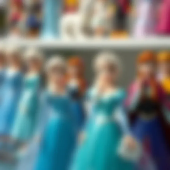 Elsa and Anna Figurines Collection A captivating showcase of Elsa and Anna figurines