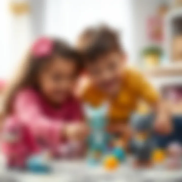 Children playing with Enchantimals toys