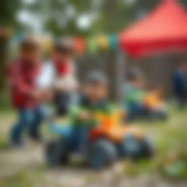 Outdoor games for active boys