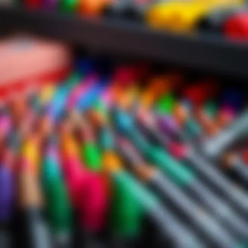 Vibrant colors of Faber Castell markers arranged artistically