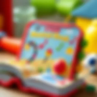 Vibrant Fisher Price Musical Book Colorful Fisher Price musical book featuring vibrant illustrations