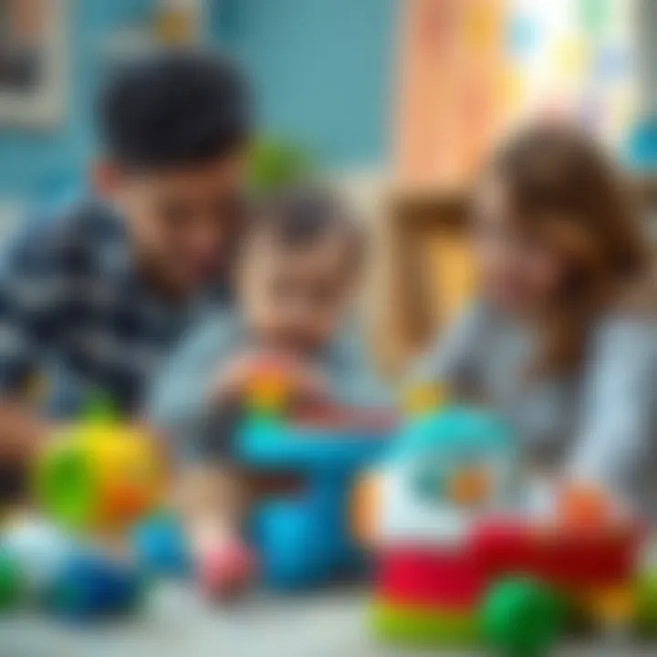 Interactive Playtime with Fisher Price Parents engaging with their baby using Fisher Price toys for interactive play