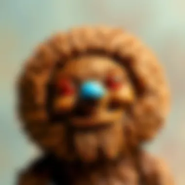 Close-up of Goojitzu toy showcasing its unique texture