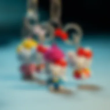 Historical evolution of Hello Kitty keychains over the years