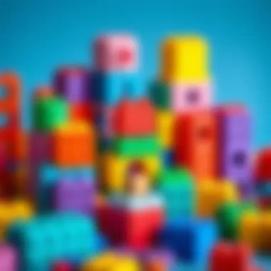 Building Blocks for Growth Colorful building blocks for cognitive development