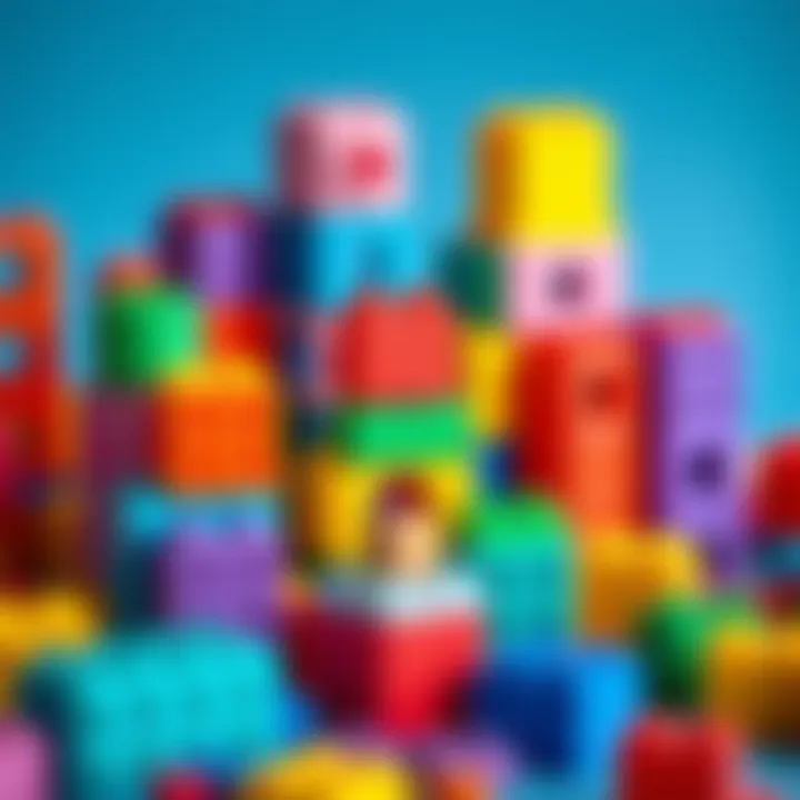Building Blocks for Growth Colorful building blocks for cognitive development