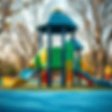 Safety features incorporated in the play area design at Istinye Park