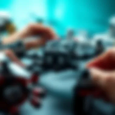 Assembling a drone frame