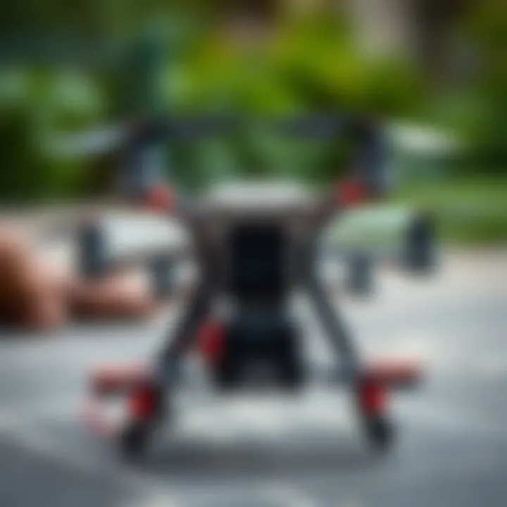 A completed DIY drone ready for action