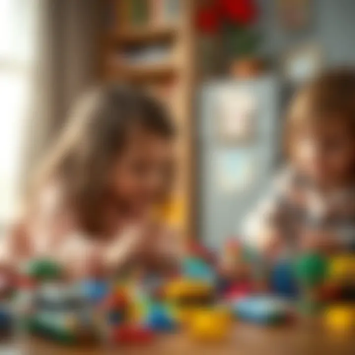 Children engaged in imaginative play with the LEGO 31132 set