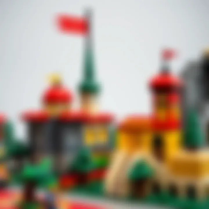 Creative Lego structures made from Classic sets