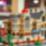 An intricate Lego Creator model showcasing architectural creativity