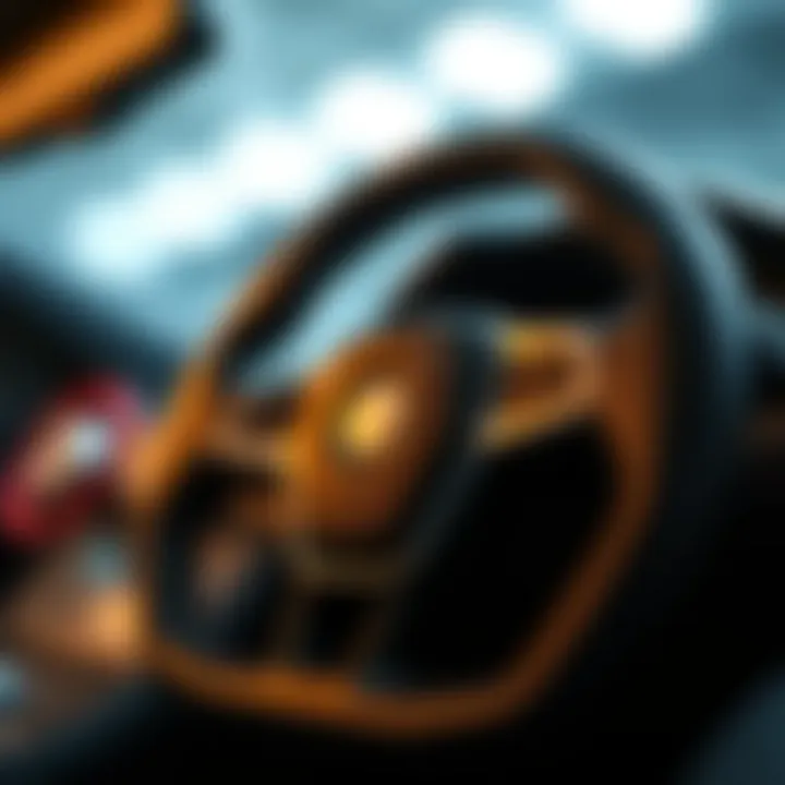 Close-up of Maisto car controller featuring modern technology