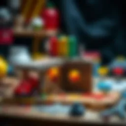 Creative model making with various materials