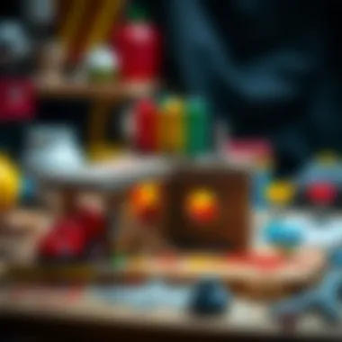 Creative model making with various materials