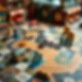 Strategic Board Game Layout