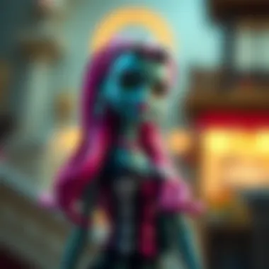 A vibrant illustration depicting the cultural impact of Monster High on youth.